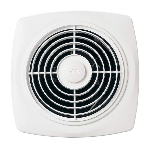 Broan-NuTone 509 Through-the-Wall Ventilation Fan White Cover, 200 CFM, 8.5 Sones, 8"