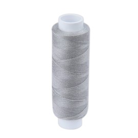 Strong Polyester Pro Sewing Thread, Many Colours Finest Spools, Universal All Purpose Hand and Machine Sewing, 200m - 220yd Coil Reel, by Pasmanta Made in Europe Since 1953 (5846 - Grey)