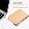 USB Magnetic Wooden Book Light Portable LED Foldable Desk Night
