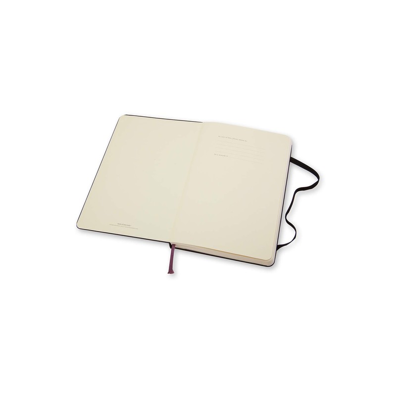 Moleskine QP012 Notebook, Classic Notebook, Hardcover, Solid, Pocket Size (W