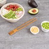 Restaurantware 10 Inch All-In-One Chopsticks With Fork 100 Multi-Functional Chopstick