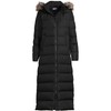 Lands' End Womens Maxi Down Coat Black Plus 3x