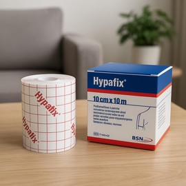 BSN Hypafix Wide-area Dressing Fixation, Roll of Tape, 10cm x 10m (4 in x 11 yds)