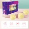 6pcs Bath Salt Ball Moisturizing Colorful Kid Friendly Mild Lemon