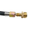 MENSI 12 Foot 1/4' Quick Connect Liquid Propane Hose for