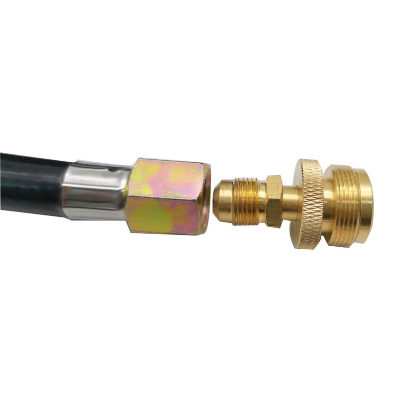 MENSI 12 Foot 1/4' Quick Connect Liquid Propane Hose for