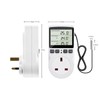 Diymore Digital Thermostat,230V Temperature Controller Socket Outlet,13A Timer Switch Plug
