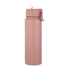 BOTL – Epic Stainless Steel Bottle, Leakproof Straw Lid, Insulated Bottle, 21oz 700ml Sports Cap with Internal Straw - Grubby Pink