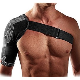 McDavid Shoulder Wrap 4 Way Elastic, Black, Large