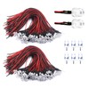 HUAZIZ Pack of 100 Pre-Wired LED, Diode Light, 12 V