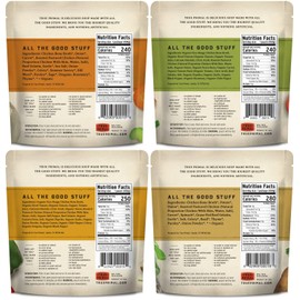True Primal Souper Chicken Variety 8-pack, Ready to eat, Gluten free, Paleo, Pastured chicken, Whole30, Keto, Bone broth