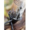 Battle-Merchant High Quality Viking Drinking Horn with Stand and Fenrir