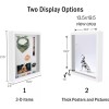 Frame Amo 14x20 White Shadow Box Frame, Display Case with