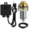 SINKINGDOM SinkTop Air Switch Kit with Champagne Bronze Long Button