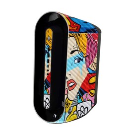 MightySkins Carbon Fiber Skin Compatible with Alienware Aurora R11 Gaming Desktop - Cartoon Mania | Protective, Durable Textured Carbon Fiber Finish | Easy to Apply | Made in The USA