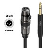 FORE 6.35mm to XLR Female Microphone Cable 1m