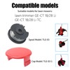 COEWUR Replacement Thread Spool with Trimmer Cover Grass Trimmer Thread