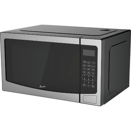 Avanti 1.1CF 1000W Black with Stainless Steel Front Microwave - 1 Each