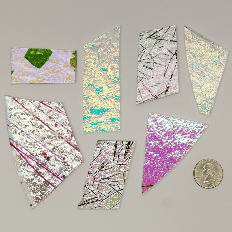 1/4 Lb CBS Specialty Dichroic Scrap - 90 Coe