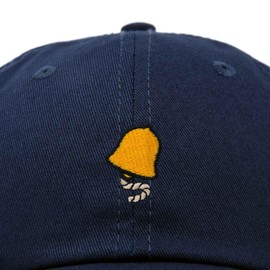 DALIX Bell Embroidered Cap Cotton Baseball Hat Nautical Womens in Navy Blue