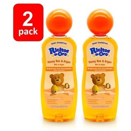 2 RICITOS DE ORO SHAMPOO HONEY BEE & ARGAN🍯✅ 13.5OZ
