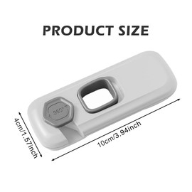 5 Pack Childproof Refrigerator Lock, Fridge Lock for Child Safety, Cupboard Locks for Children, Cabinet Cupboard Lo-ck for Toddlers, Multi-Purpose Safety Locks Easy to Install, No Tools Need or Drill