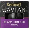 Romanoff Caviar Black Lumpfish, 2 oz, Whole