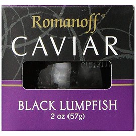 Romanoff Caviar Black Lumpfish, 2 oz, Whole