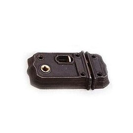 VAN DYKE'S RESTORERS Rim Locks, Iron Door Rim Latch Set Black, 2 7/8 Inch, Oil Blackened
