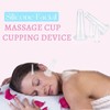 RANYUNSYZ 6 Pcs Blue Facial Cupping Therapy Set Anti Cellulite