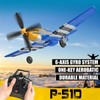 P51D RC Plane 4CH 2.4GHz RTF Remote Control Airplane P-51
