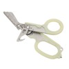 Emergency Response Shears Stainless Steel Luminous Multifunctional Foldable Scissors Pliers