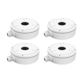 CBM for Hikvision | DS-1280ZJ-M | Value Pack Deal |Junction Box Set in Black & White | Versatile Use, and Cost-Effective Solution for Home & Business Setups (White-4Pack)