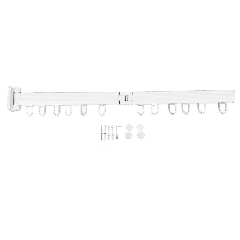 Clothes Drying Rack Wall Mounted Laundry Rack Space Saving for