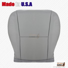 US Auto Nation 832-790-4949 2002 2003 2004 2005 2006 FITS Toyota Camry Driver Bottom Leather Seat Cover Gray