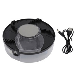Electric Fly Trap Automatic USB Charging Quiet Detachable Washable Electric Flytrap Flycatcher for Restaurant Kitchen Black