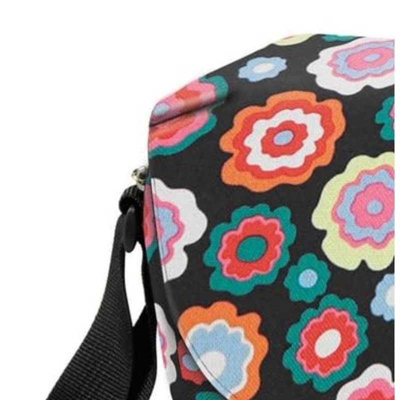 Klickfix Unisex Adult Funbag Handlebar Bag, Happy Flowers, 4 Litres