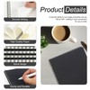 miikoul 100 Packs A5 Spiral Notebooks, Black Ruled Notebooks Bulk,