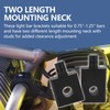Chelhead Pack of 2 Motorcycle Additional Lights Holders for Roll