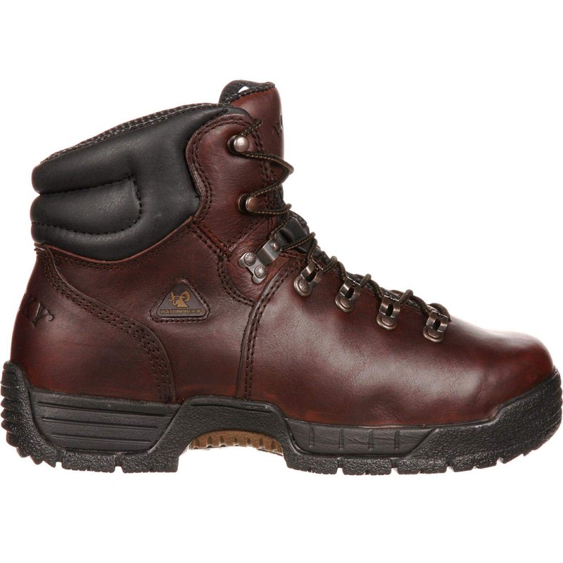 ROCKY Mobilite Waterproof Work Boot Size 15(WI) Brown