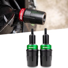 FOR Ninja 650 Z650 Z650 RS ninja650 z650 rs 2026 2025 2024 2023-2017 New Accessories Motorcycle Exhaust Pipe Frame Crash Block Impact Pad Protector Crash Protection Body Crash Protection Ball (Green)