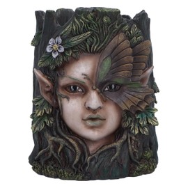 Nemesis Now Flora Tree Goddess Face Planter 17.3cm, Resin, Brown, Cast in the Finest Resin, Expertly Hand-Painted