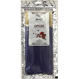 Balaji Premium Incense Sticks Bulk Pack for 145 Grams 100 Sticks Aprox (Opium)