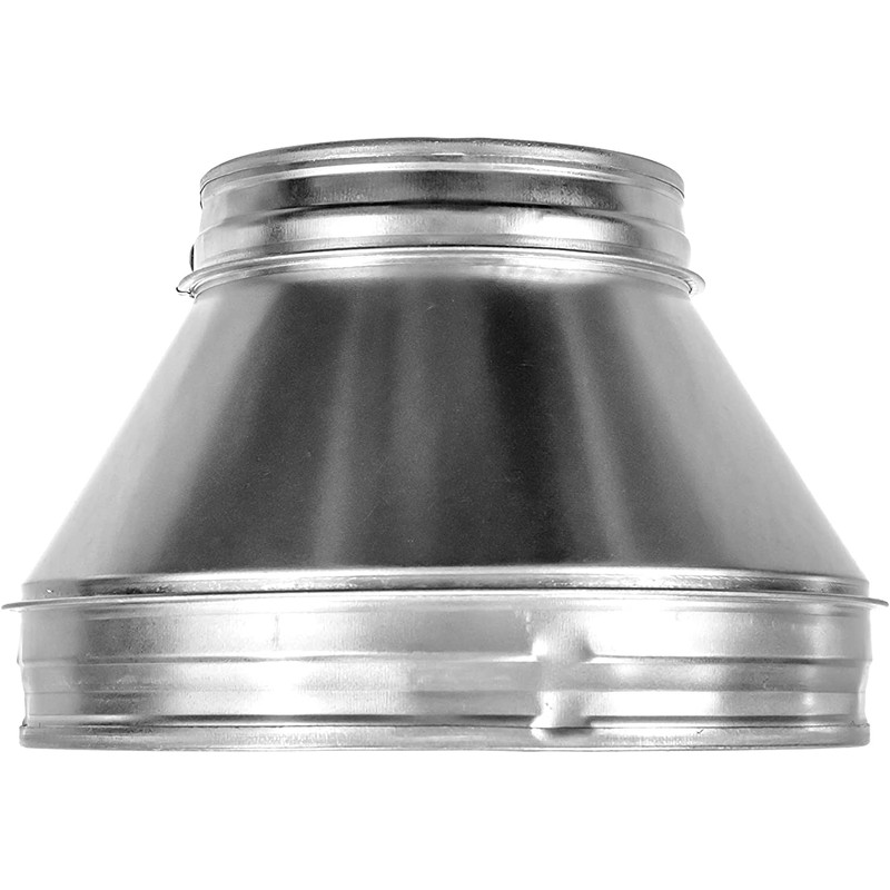 Repa Market 12" to 8" Inch Duct Reducer/Increaser – Galvanized