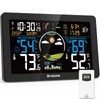 Weather Station Wireless Indoor Outdoor, Digital Thermometer with Remote Sensor,