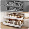 Seinloes 4 Pack Pull out Cabinet Organizer 21" Deep With