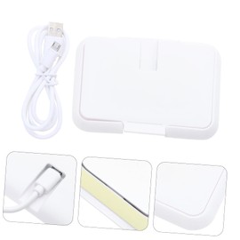 SHOWERORO Practical Wet Tissue Heating Box Household Heating Machine for Wipes Born Essentials for Nappy Water Wet Wipes Portable Convenient