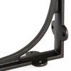 Hammer and Tongs - Curved Iron Shelf Bracket - D150mm