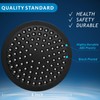 Nuodan High Pressure Rain Shower Head with 11'' Extension Arm