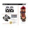ICETRAX V3 Tungsten Ice Cleats with Straps Combo Pack, Winter